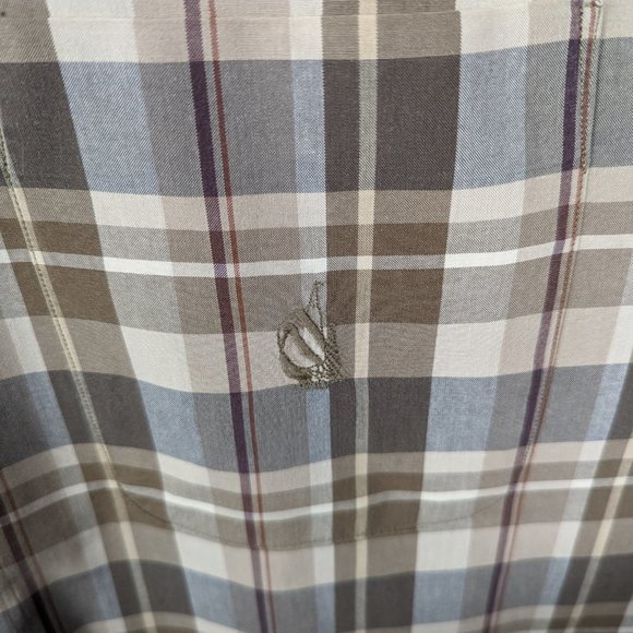 Nautica* Men's Short Sleeve Button Down Curved Hem‎ Chest Pocket Shirt~ Size XL - Picture 5 of 11